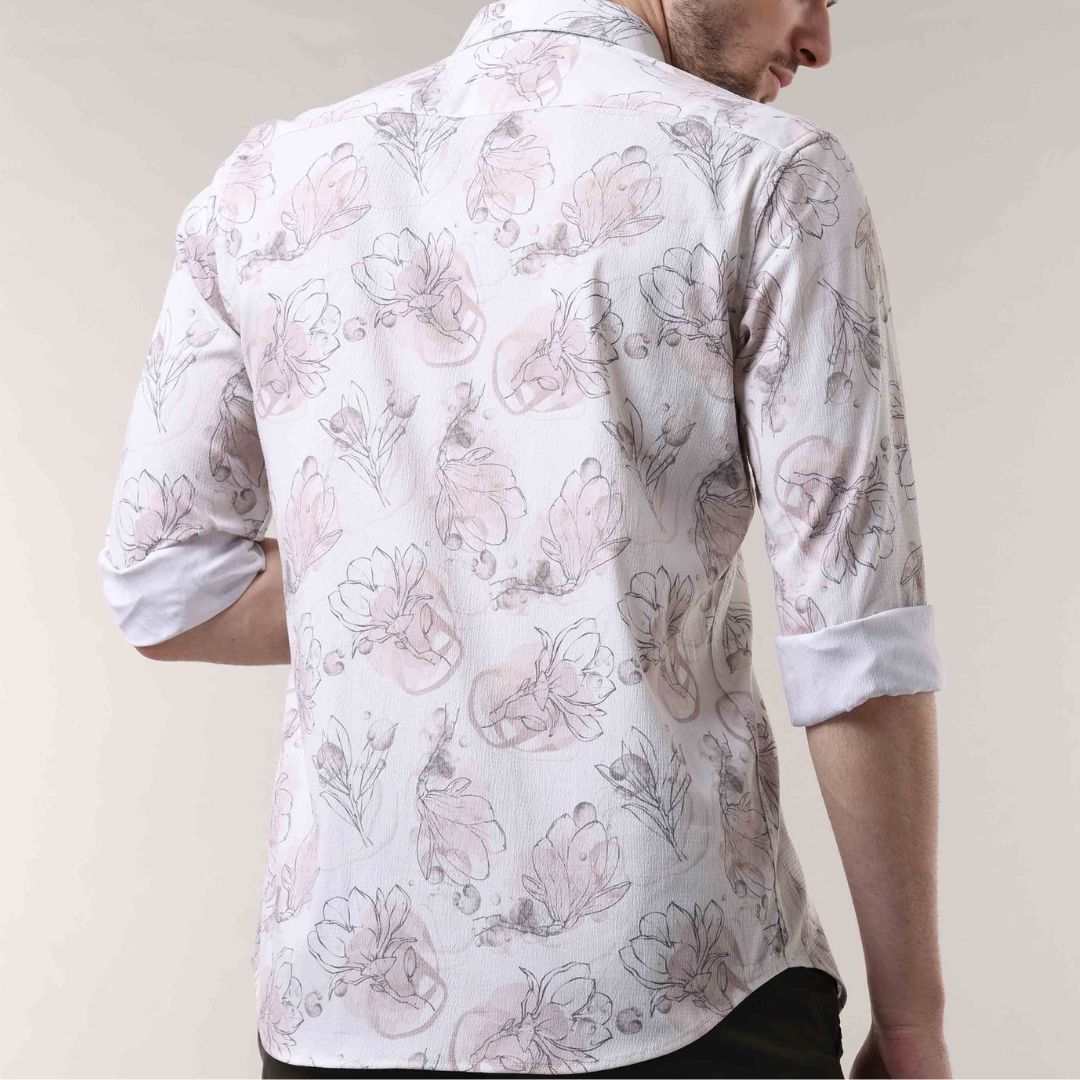 What are the different types of prints available in shirts?