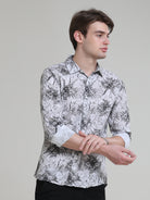 Ash Rayon Printed Full sleeve Casual Shirt For Men