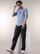 Buy Cool Beau Blue Solid Color Shirts Mens OnlineRs. 1349.00