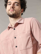 Shop Stylish Peach Shacket for Men Online at Great PriceRs. 1499.00