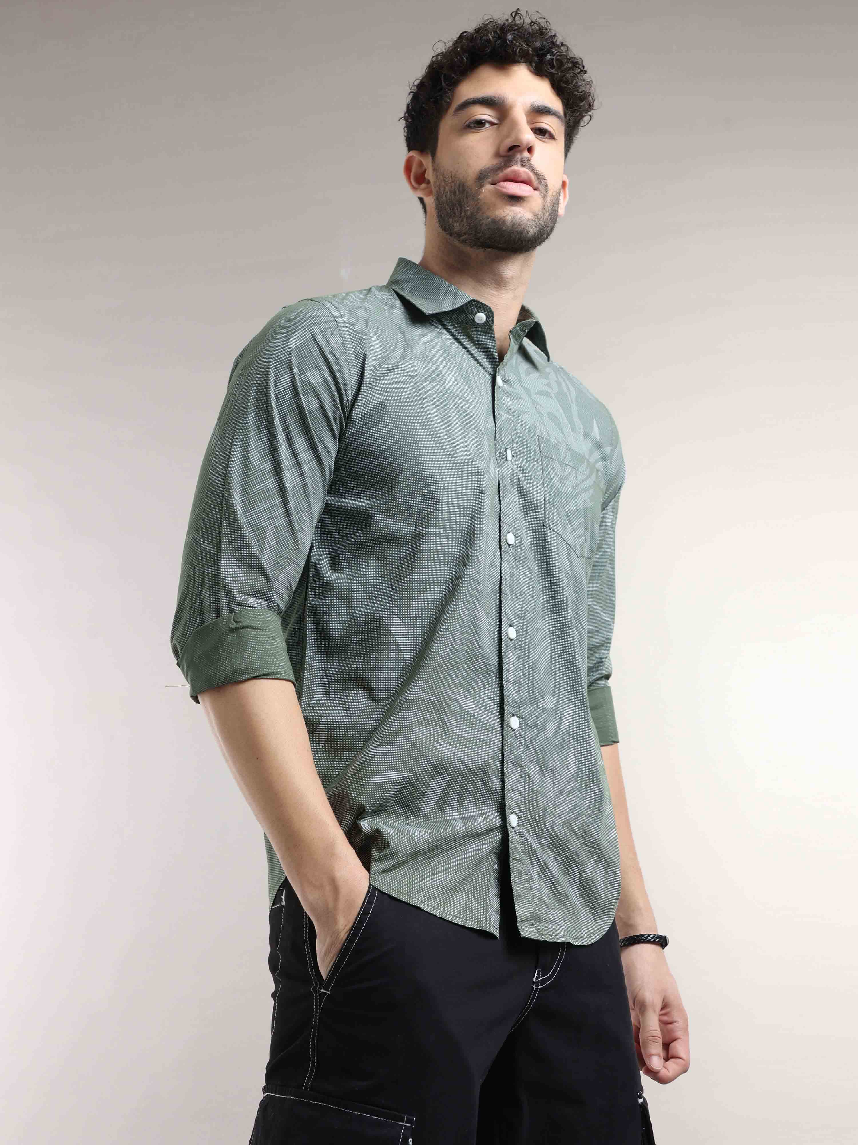 Shop Cool And Comfortable Floral Print Shirt Mens OnlineRs. 1199.00