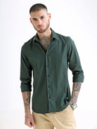 Dartmouth Green Textured Solid ShirtRs. 1399.00