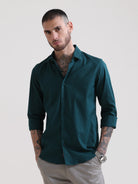 Cadmium Green Textured Solid ShirtRs. 1399.00