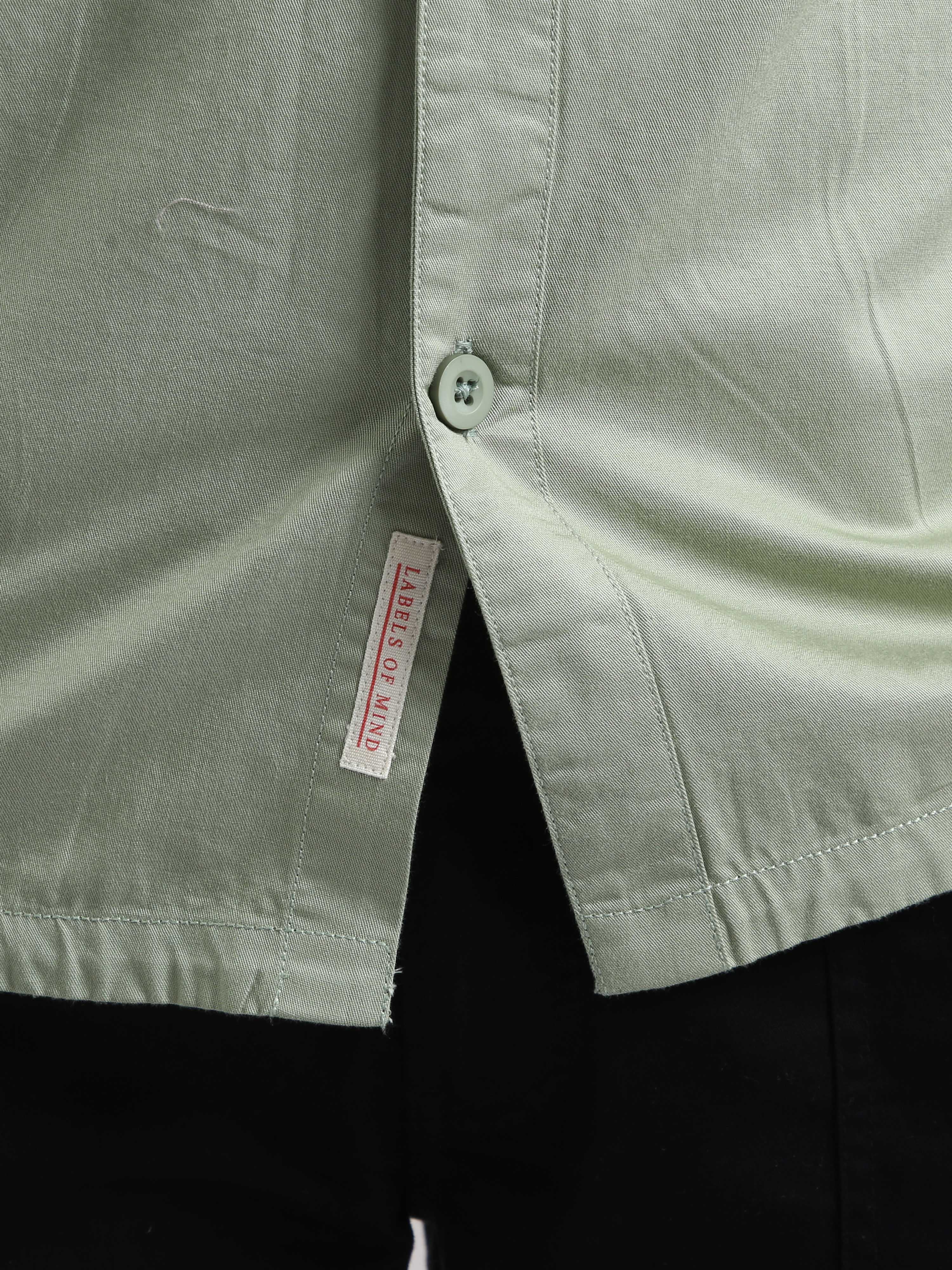 Outback Olive Twill Cotton Double Pocket Shirt