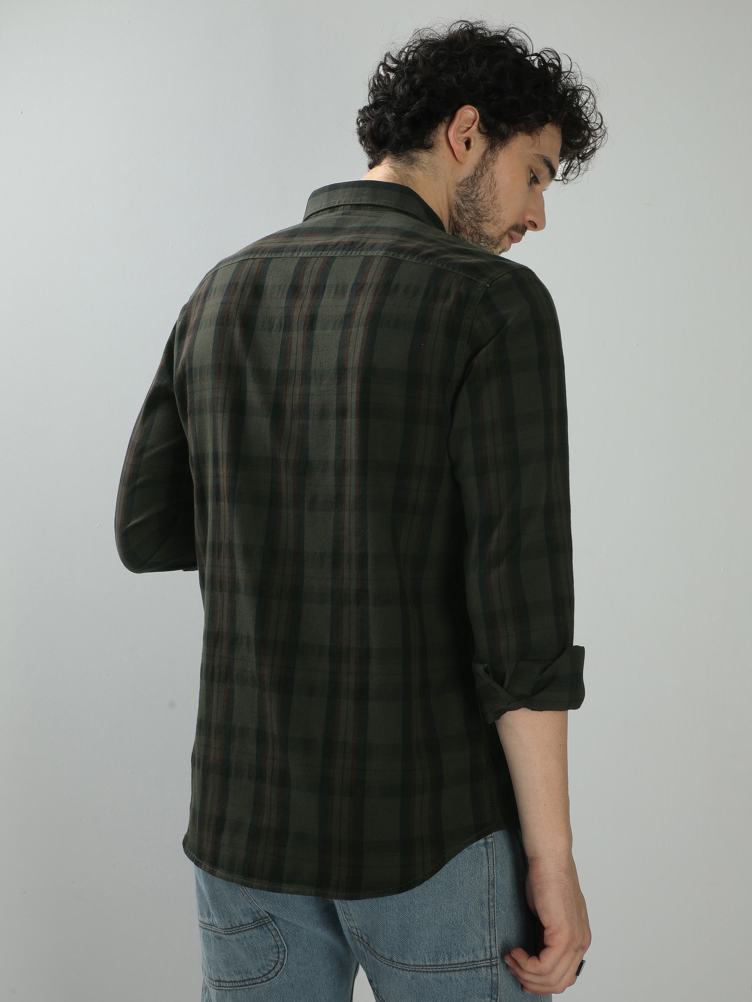 Buy Trendy Black And Grey Check Shirt Online In IndiaRs. 1449.00