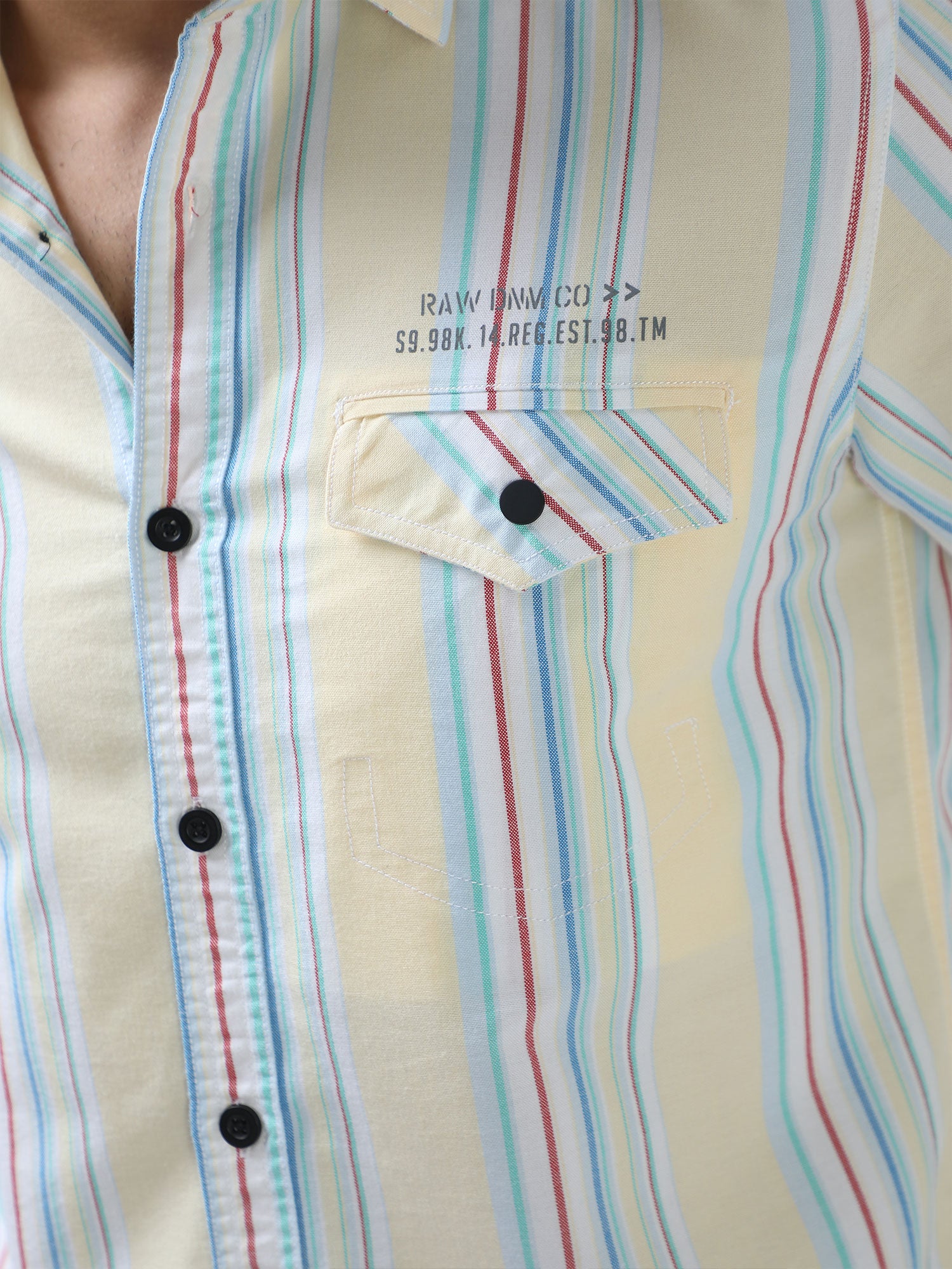 Buy Stylish Burgundy Striped Shirt For Men OnlineRs. 1349.00