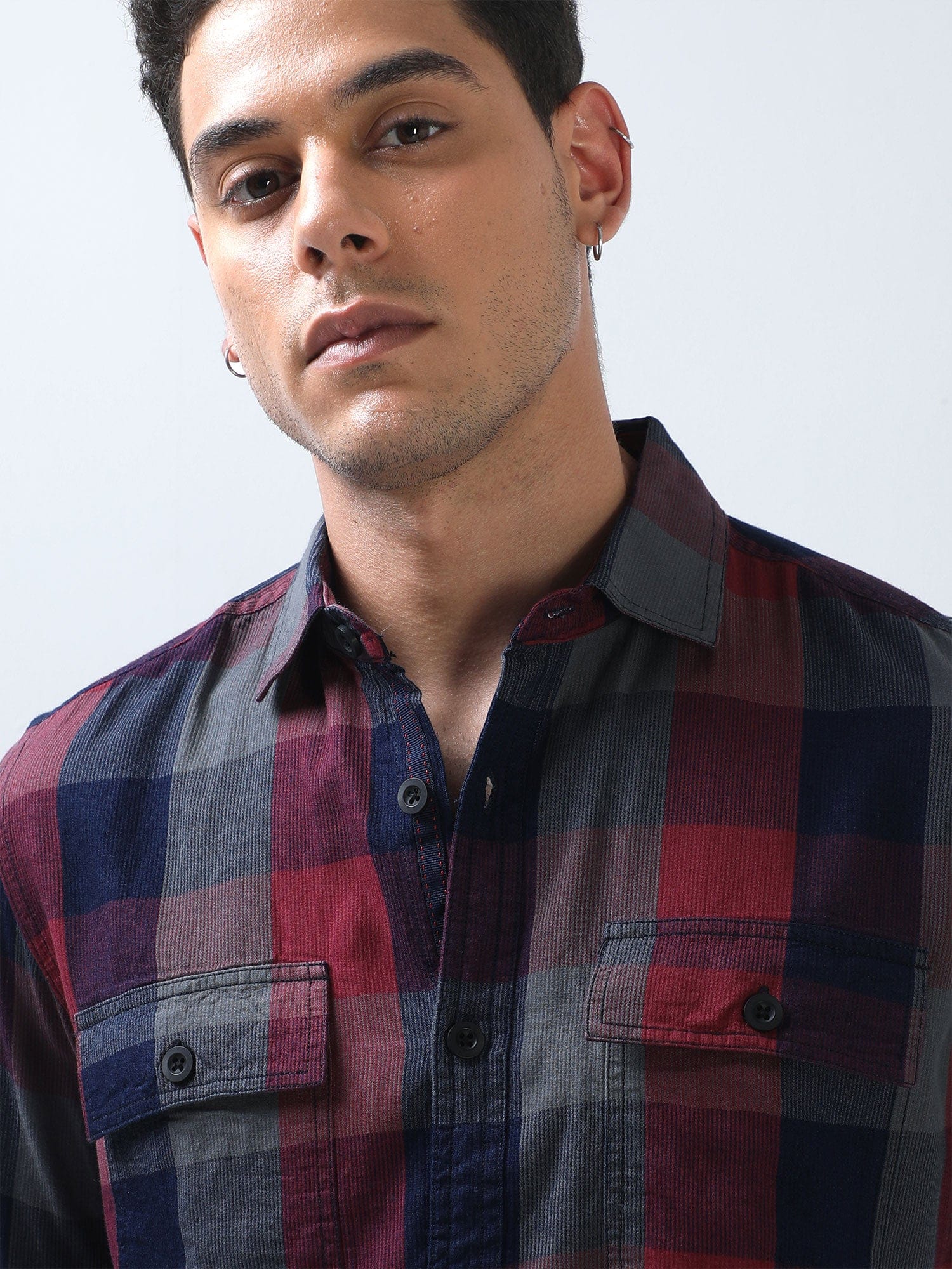 Shop Latest Red And Blue Check Shirt Online In IndiaRs. 1399.00