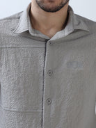 Shop Trendy Fossil Grey Colour Shirt For Men OnlineRs. 1349.00