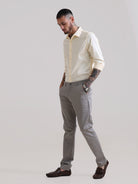 Corn Yellow Textured Solid ShirtRs. 1399.00