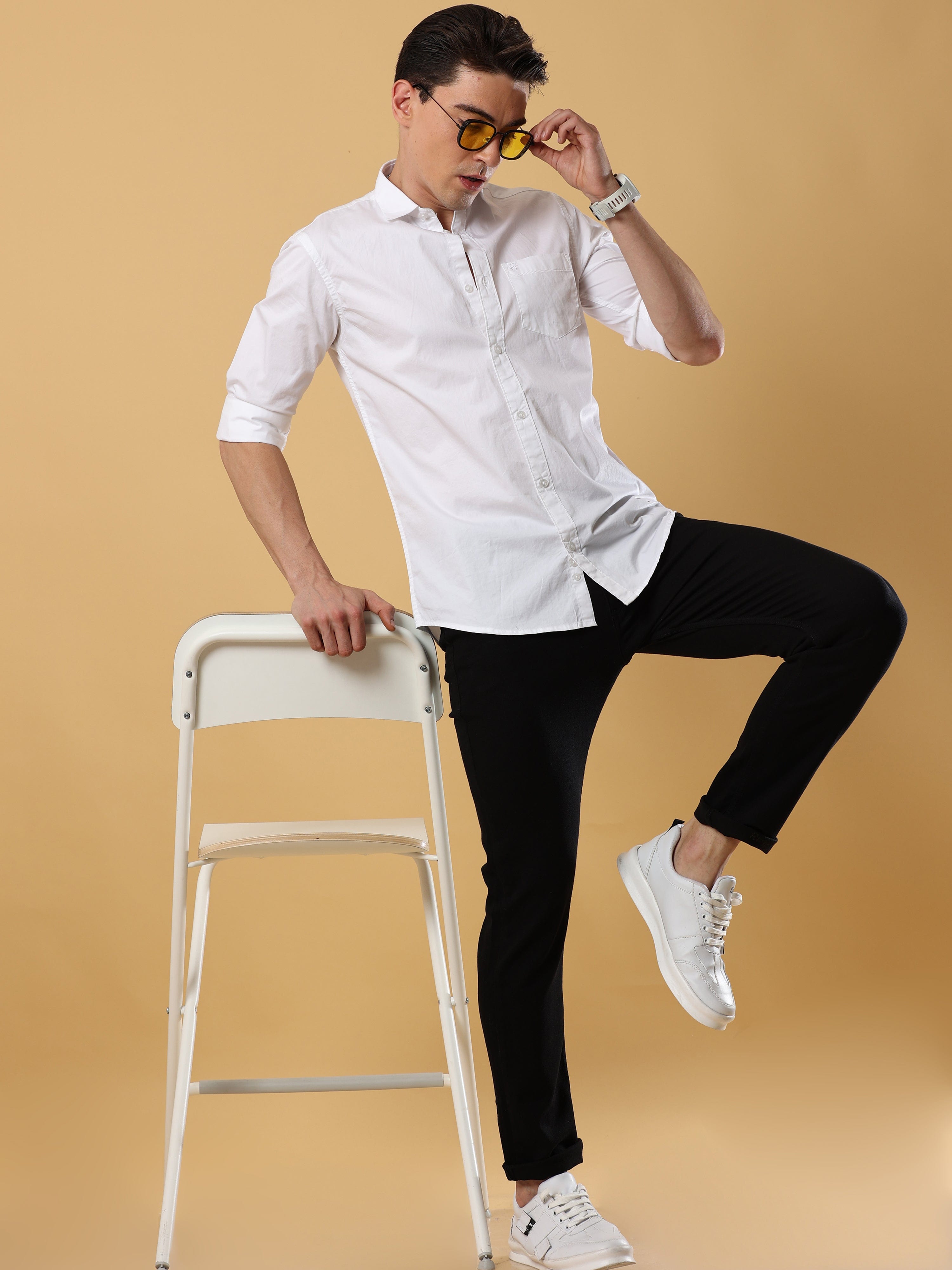Shop Cool Poplin White Shirt Online At Great PriceRs. 799.00