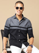 Shop Latest Engineered Tailored Cotton Striped ShirtRs. 1099.00