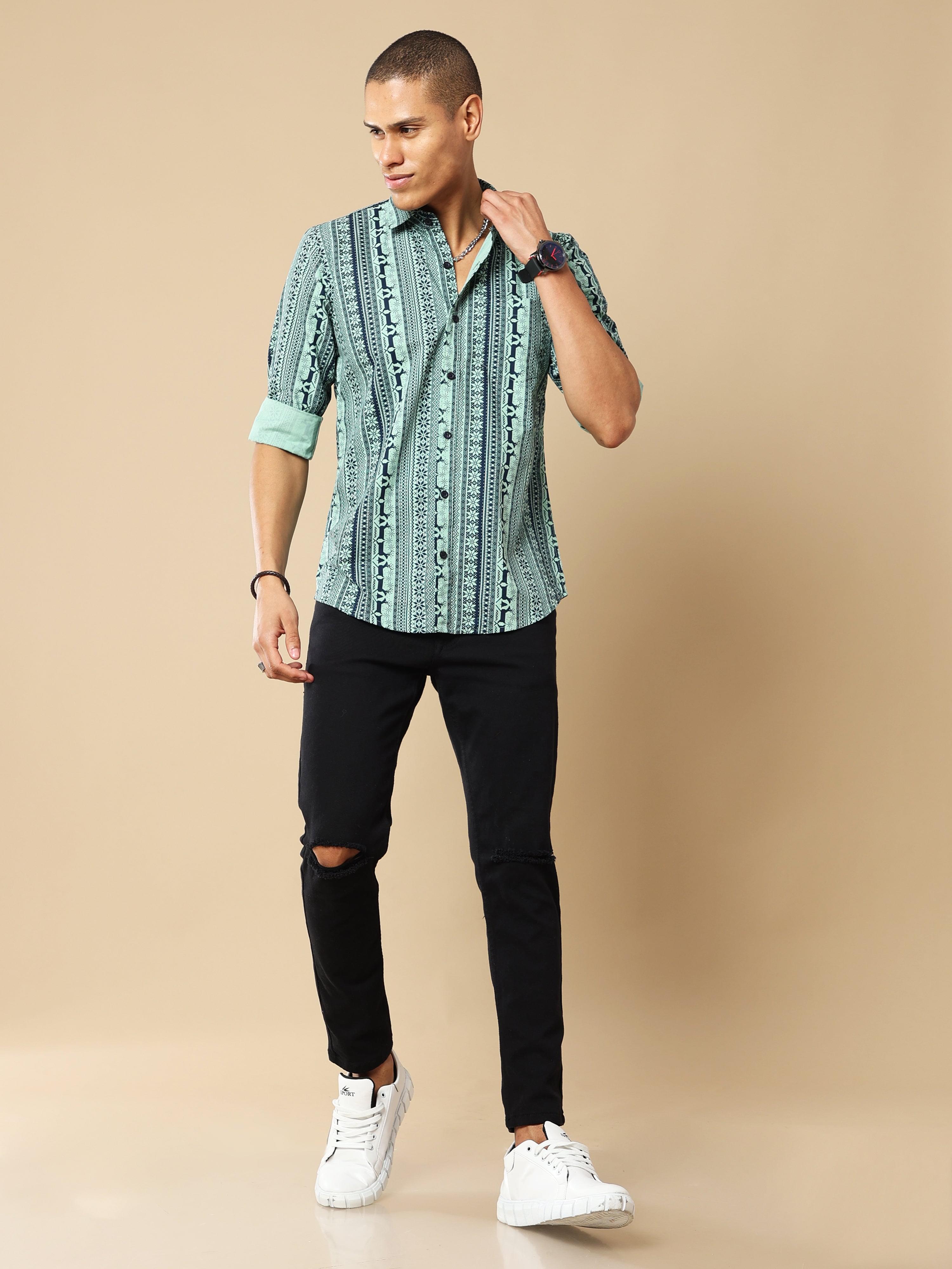Shop Trendy Casual Animal Printed Shirt Online in IndiaRs. 999.00