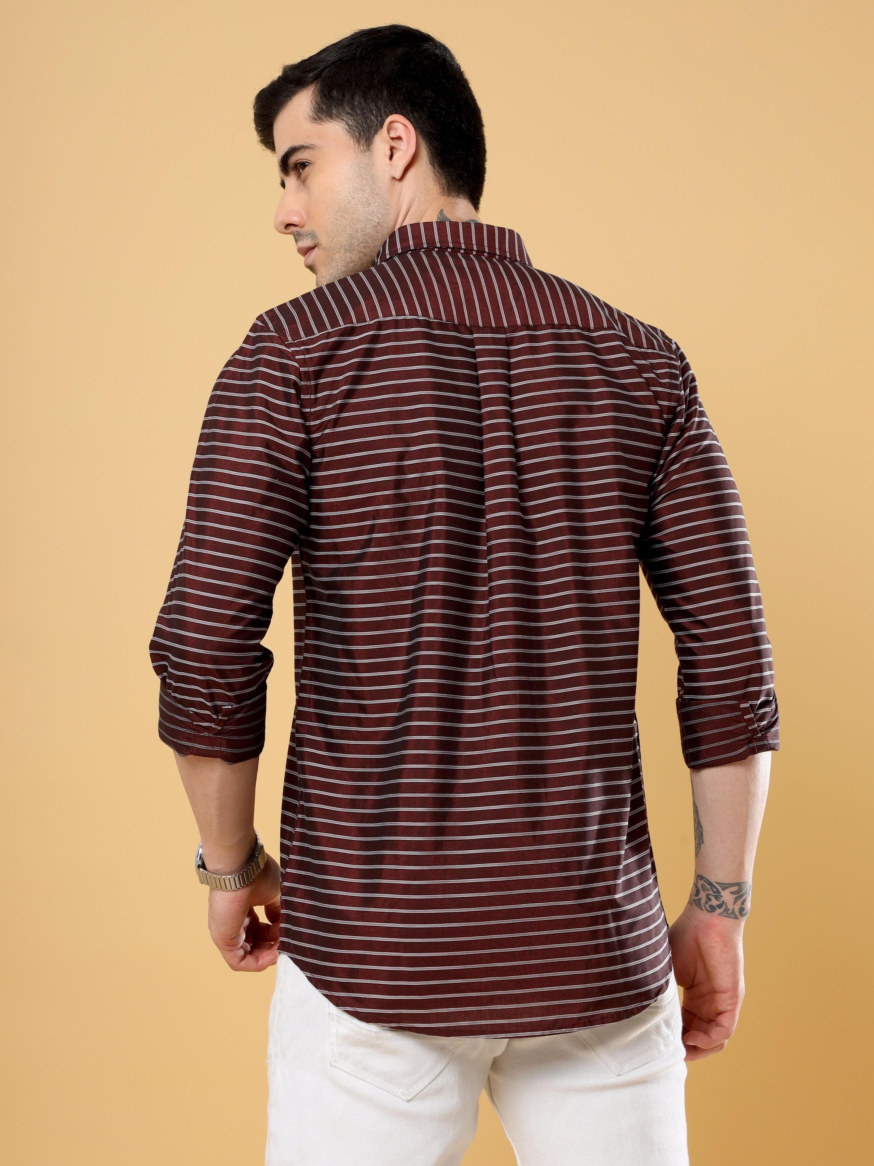 Shop Trendy Elegant Best Striped Shirt Online At Great PriceRs. 899.00