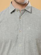 Shop Latest Oxford Brushed Striped Shirt For Men OnlineRs. 1014.00
