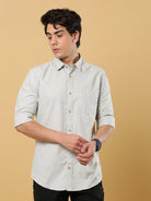 Brushed Pin Stripes Shirt