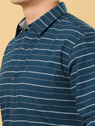 Shop Latest Green Striped Shirt At Great PriceRs. 699.00