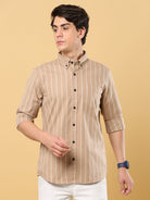 Buy Oxford Horizontal Striped Shirt Mens IndiaRs. 999.00